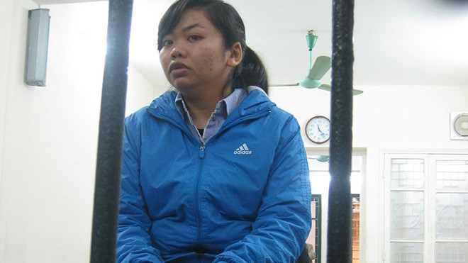 Bị cáo Thi tại tòa.