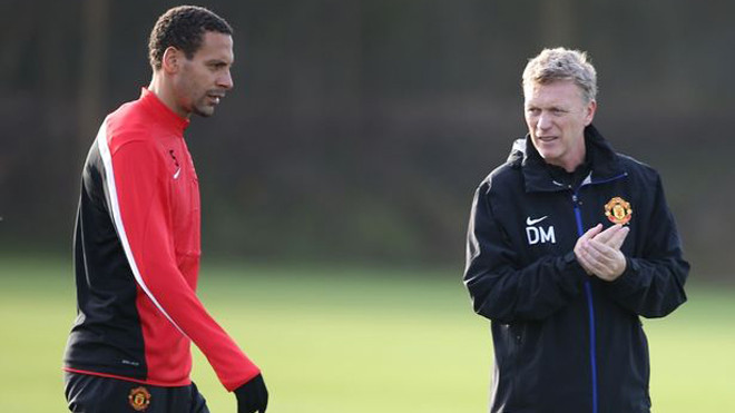 Rio Ferdinand không có thiện cảm với David Moyes