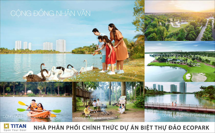 Sống xanh, sống đẳng cấp cùng biệt thự đảo Ecopark Grand The Island