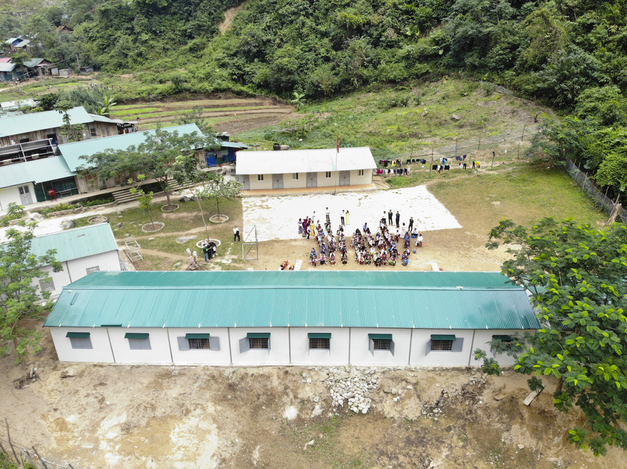 ABBANK trao tặng 04 phòng học cho học sinh bán trú tỉnh Lai Châu