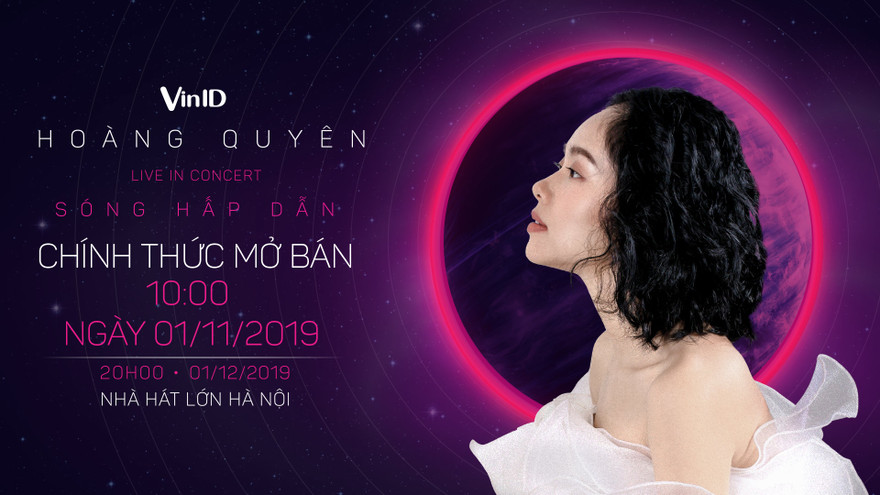 VinID mở bán vé liveshow 'Sóng hấp dẫn' của ca sĩ Hoàng Quyên