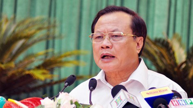 Bí thư Thành ủy Hà Nội Phạm Quang Nghị phát biểu tại hội nghị.