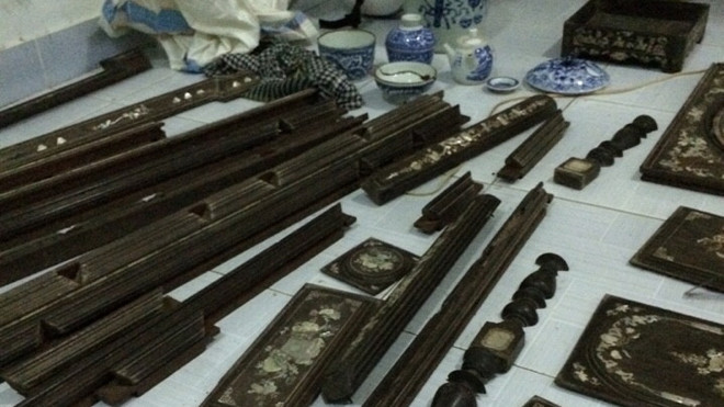 Tang vật được cơ quan chức năng giữ.