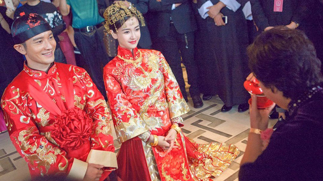 Đám cưới của Huỳnh Hiểu Minh và Angelababy được ví như chương kết của 1 cuốn tiểu thuyết ngôn tình.