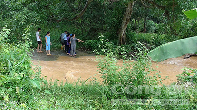 Khu vực xảy ra vụ chết đuối