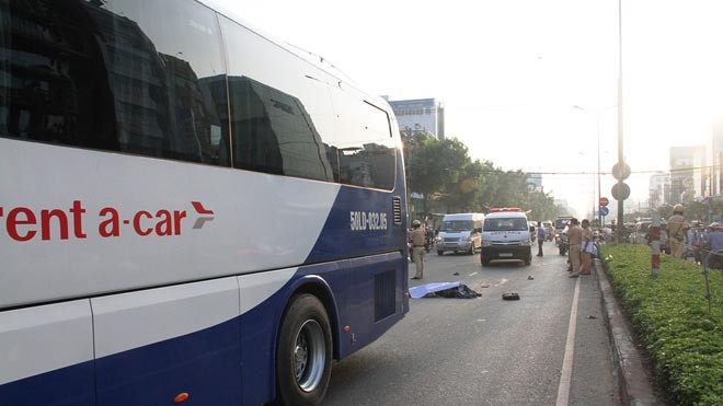 Hiện trường tai nạn.