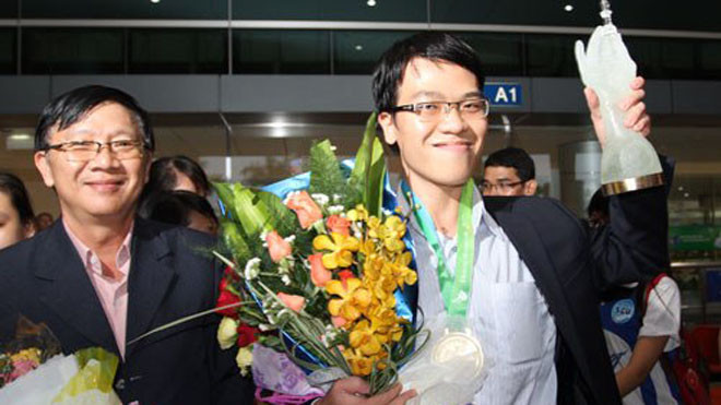 HLV Lâm Minh Châu cho biết Lê Quang Liêm là cậu học trò suất sắc của ông. Ảnh: Đức Đồng.