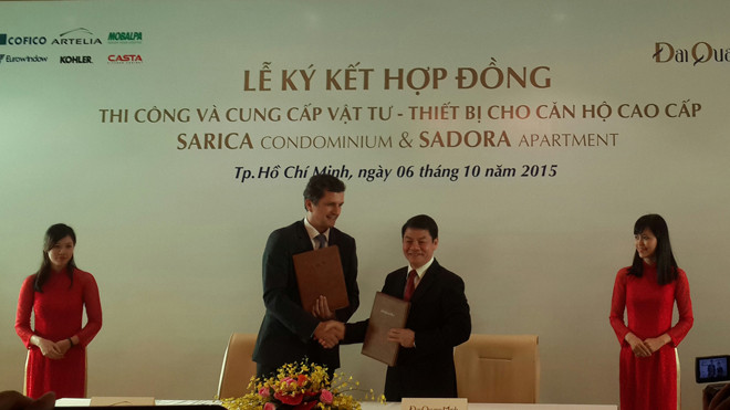 Đại Quang Minh ký hợp đồng thi công và cung cấp thiết bị cho căn hộ cao cấp