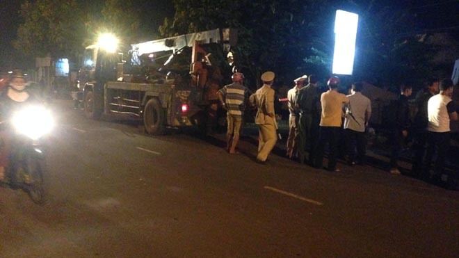 Hiện trường vụ TNGT