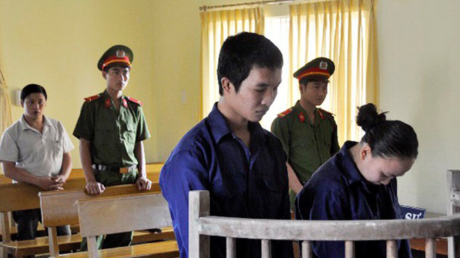 Hào Anh tại tòa sơ thẩm tuần trước. Ảnh: D.K. 