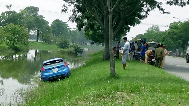 Hiện trường tai nạn.