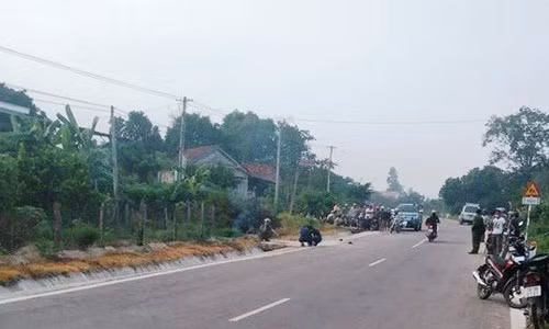 Hiện trường nơi xảy ra vụ việc khiến 2 Trung úy Công an huyện Krông Pa thương vong