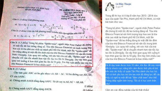 Chia sẻ của thầy Thuận đã nhận được nhiều sự ủng hộ. 