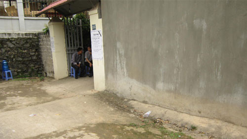 Nơi anh Hoàng bị đâm chết. Ảnh: Lường Toán.