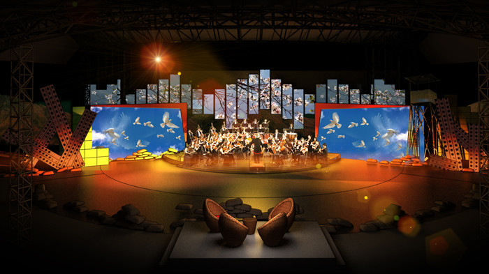 Sân khấu của chương trình