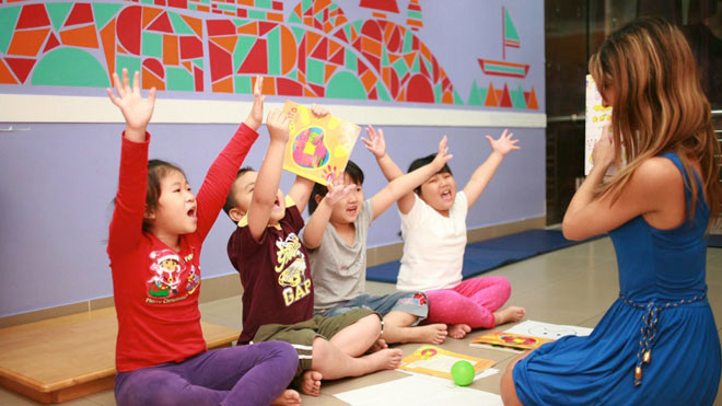 Những giờ học sôi nổi tại ILA luôn thu hút và hình thành nên đam mê cho các em 