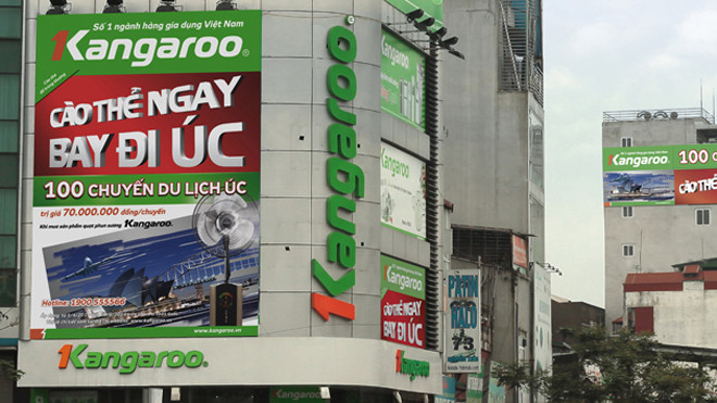 Kangaroo khuyến mại gần 10 tỷ đồng cho quạt phun sương