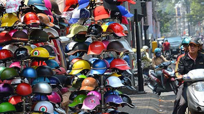 Mũ bảo hiểm "dỏm" sẽ không còn đất sống. 