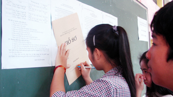 Học sinh cần được hướng dẫn kỹ về đăng ký dự tuyển vào lớp 10 THPT 