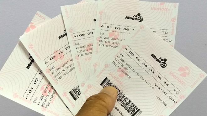 Vé số điện toán có thời hạn lãnh thưởng 60 ngày. Ảnh: Việt Tường.