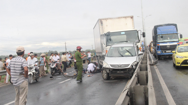Hiện trường vụ tai nạn