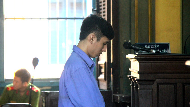 Võ Ngọc Phú – một trong hai 9X – sát hại người phụ nữ vì cái điện thoại ‘cùi bắp’. Ảnh: Tân Châu