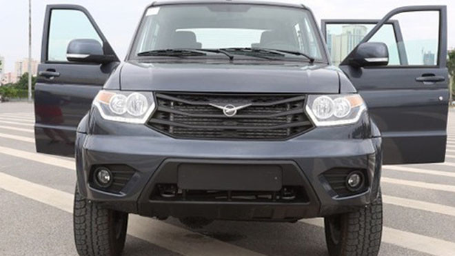 Xe bán tải UAZ được nhập khẩu từ Nga.