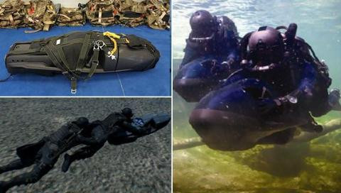 Tàu lặn Seabob Black Shadow 730 có thể triển khai trên máy bay, tàu mặt nước, tàu ngầm