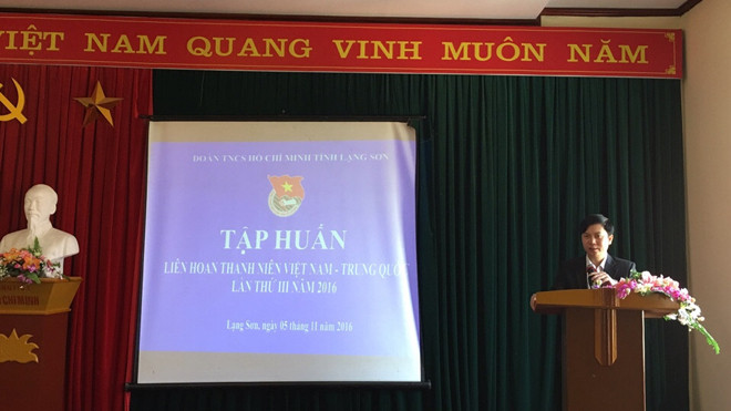 Đ/c Nguyễn Hoàng Tùng – Bí thư Tỉnh Đoàn phát biểu khai mạc hội nghị