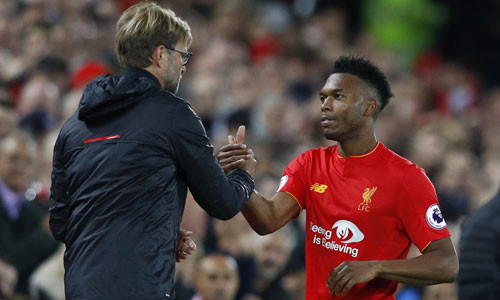 Sturridge ấn tượng với phương pháp huấn luyện của Klopp. Ảnh: Reuters.
