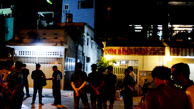 Khu vực xảy ra án mạng.