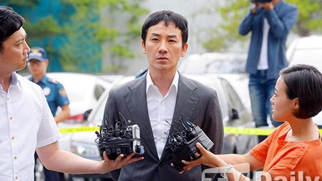 Nam diễn viên xin lỗi truyền thông vì bê bối. Ảnh: TvDaily.