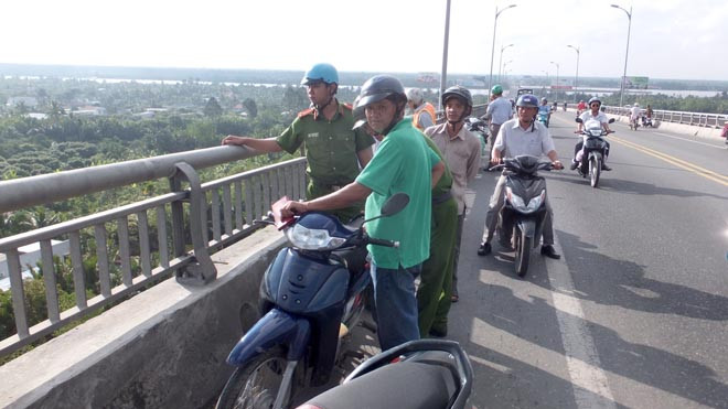 Hiện trường vụ việc.