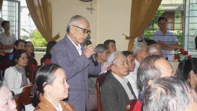 Cử tri Đà Nẵng đặt câu hỏi đối với Đoàn ĐBQH TP Đà Nẵng