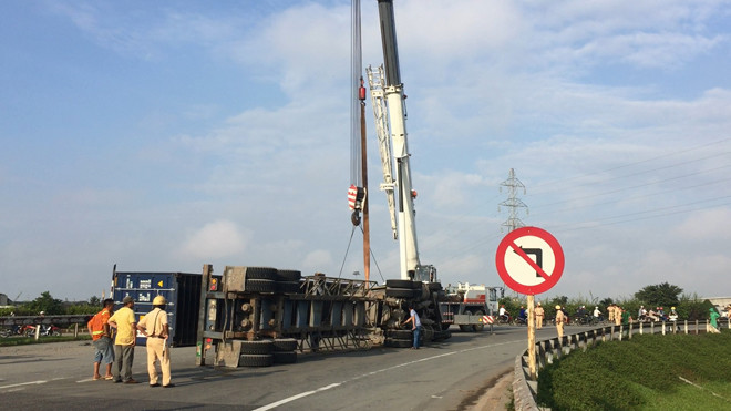 Hiện trường tai nạn.