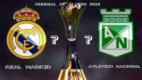 FIFA Club World Cup 2016 nhiều khả năng sẽ chỉ là cuộc tranh tài của Real Madrid và Atletico Nacional, hai nhà vô địch của châu Âu và Nam Mỹ.