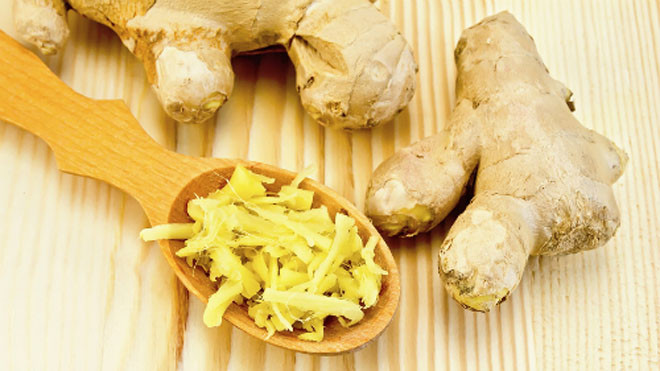 Gừng tươi. Ảnh: News.