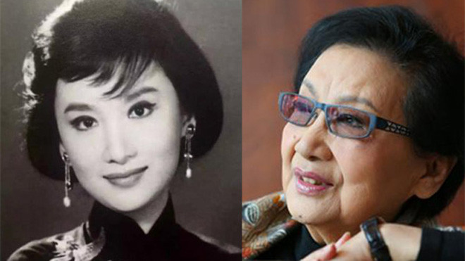 Hạ Mộng thời trẻ và ở tuổi xế chiều.