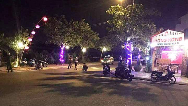 Hiện trường nơi xảy ra vụ việc 