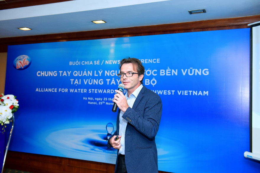 Ông Marc Alary, phụ trách Phát triển Bền vững về Môi trường và Nước, Nestlé Waters - châu Á