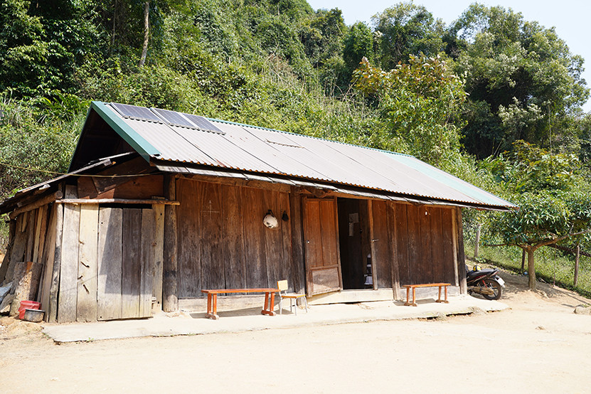 Điểm trường Huôi Xái trước khi được cải tạo