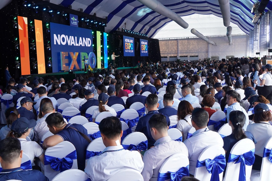 Không khí sôi động tại Triển lãm BĐS Novaland Expo 2019