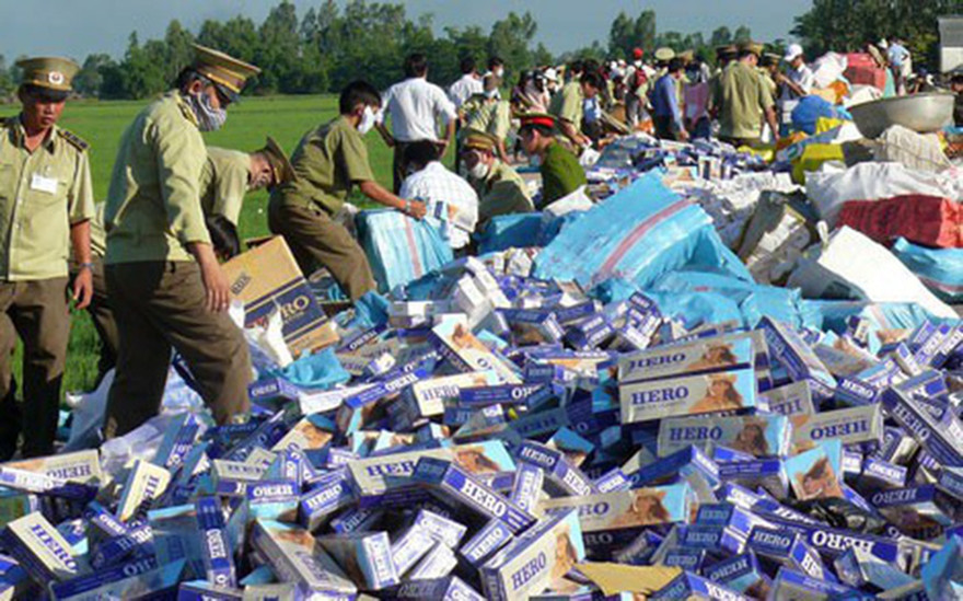 Nhiều vướng mắc trong xử lý thuốc lá lậu ở Việt Nam