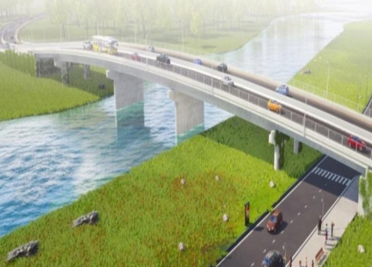 Bình Dương khởi công cầu Đò bắc qua sông Thị Tính