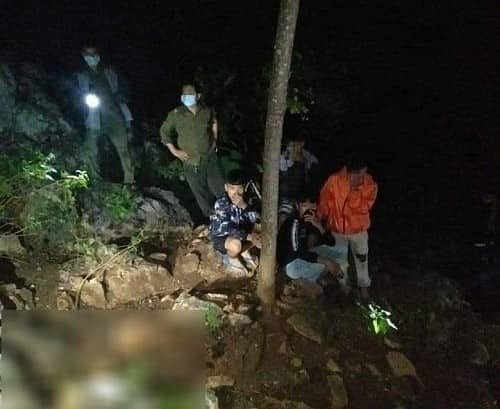 Hiện trường phát hiện thi thể