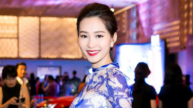 Hoa hậu Việt Nam 2012 - Đặng Thu Thảo - tại một sự kiện thời trang. Ảnh: Khoa Nguyễn