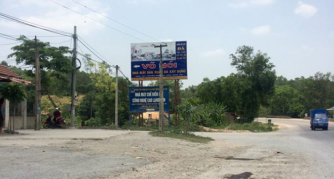 Nơi xảy ra tai nạn, khiến bà Hiền tử vong. Ảnh: DC