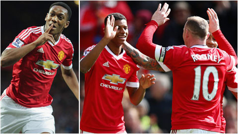 'Đinh ba RMR' sưởi ấm mùa giải lạnh lẽo của M.U