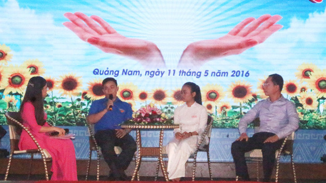 Các khách mời giao lưu tại chương trình