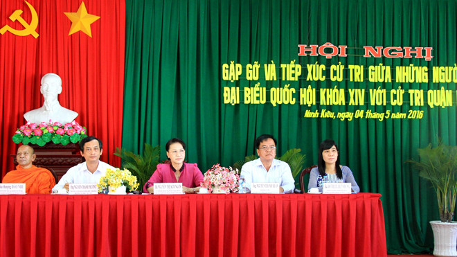 Chủ tịch Quốc hội Nguyễn Thị Kim Ngân phát biểu